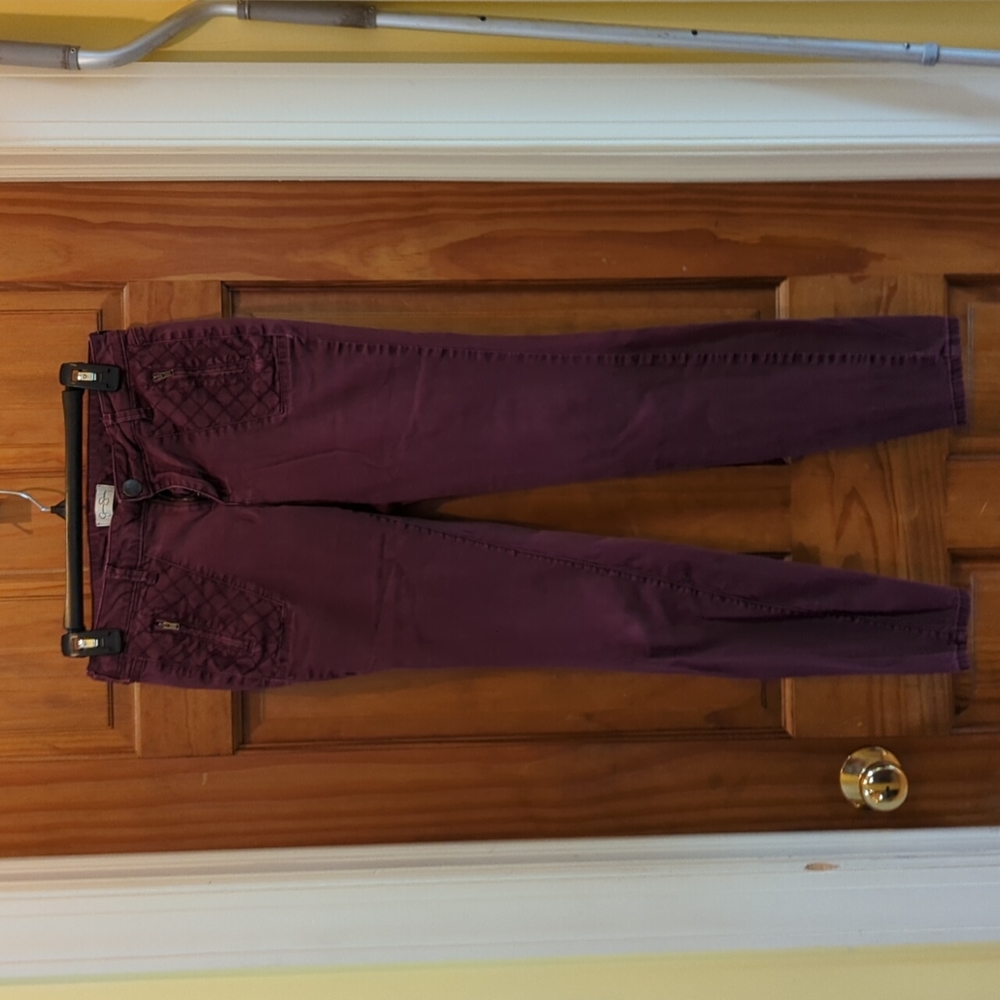 Jessica Simpson purple skinny jeans